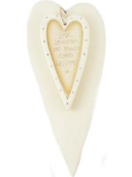 DOUBLE WOODEN HEART